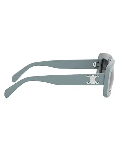 CELINE Men's Triomphe 54mm Rectangular Sunglasses - Grey Smoke | Thumbnail 7 CELINE Men's Triomphe 54mm Rectangular Sunglasses - Grey Smoke | Thumbnail 7
