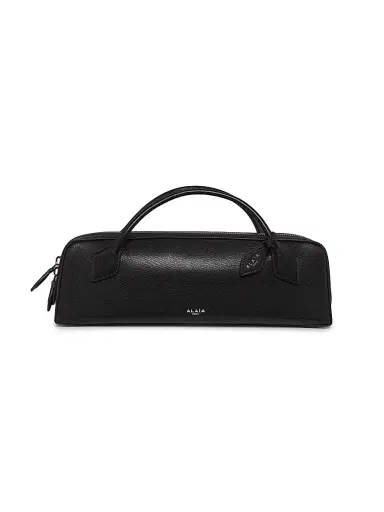 Alaïa Women's Teckel Leather Baguette Clutch - Noir | Thumbnail 1 Alaïa Women's Teckel Leather Baguette Clutch - Noir | Thumbnail 1