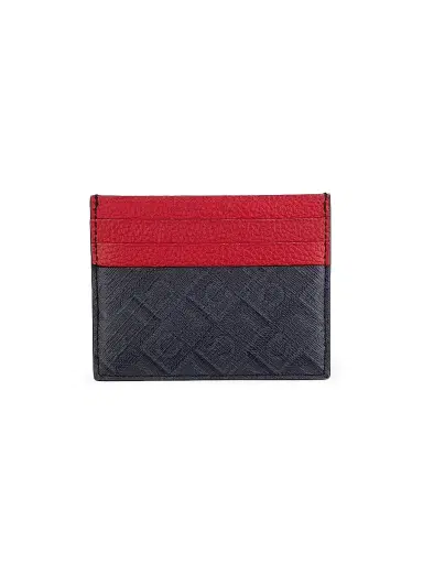 Ferragamo Men's Monogrammed Colorblocked Leather Card Case | Thumbnail 2 Ferragamo Men's Monogrammed Colorblocked Leather Card Case | Thumbnail 2