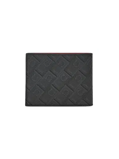 Ferragamo Men's Monogrammed Leather Wallet | Thumbnail 4