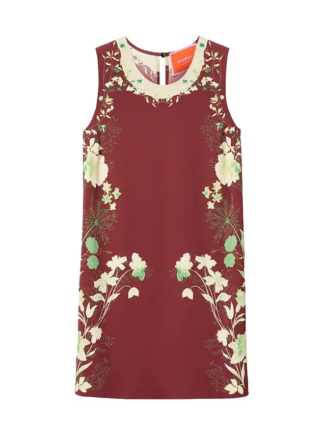 Women's Stretch Tunic - Woodland Placee Bordeaux