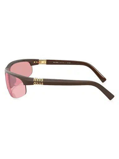 Miu Miu Women's 70MM Shield Sunglasses | Thumbnail 3 Miu Miu Women's 70MM Shield Sunglasses | Thumbnail 3
