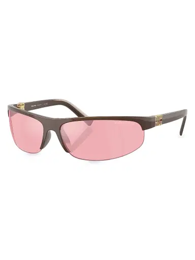 Miu Miu Women's 70MM Shield Sunglasses | Thumbnail 1 Miu Miu Women's 70MM Shield Sunglasses | Thumbnail 1