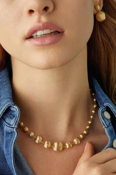 MARCO BICEGO Africa Gold Beaded Necklace | Thumbnail 2