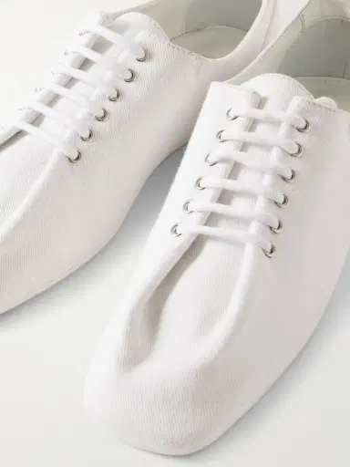 TOTEME Recycled Cotton-twill Sneakers | Thumbnail 4 TOTEME Recycled Cotton-twill Sneakers | Thumbnail 4