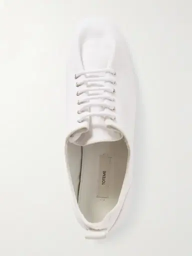 TOTEME Recycled Cotton-twill Sneakers | Thumbnail 5 TOTEME Recycled Cotton-twill Sneakers | Thumbnail 5