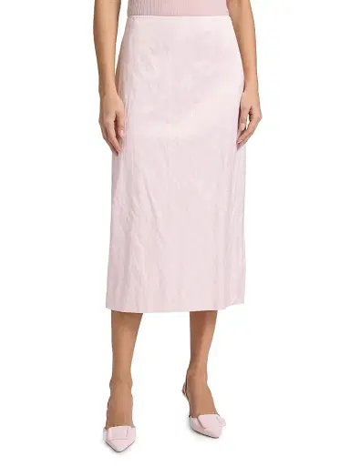A.L.C. Women's Phoebe Satin Pencil Skirt - Cherry Blossom - Size 14 | Thumbnail 3