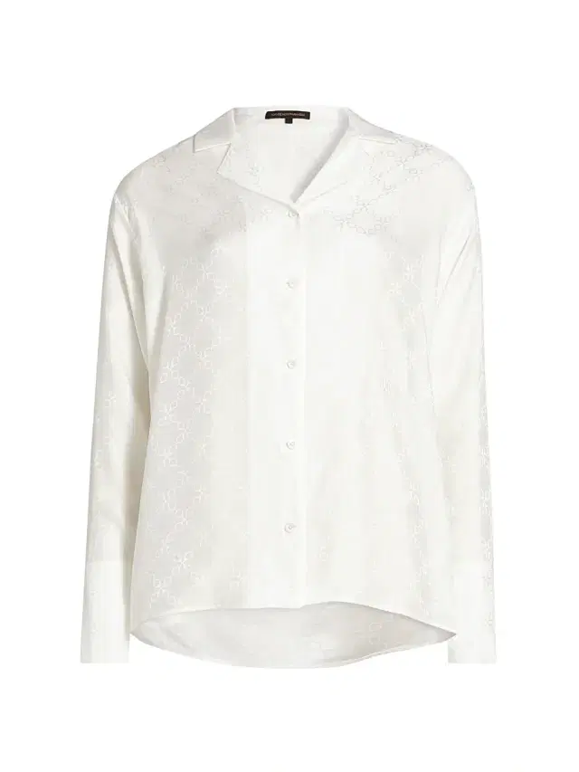 Kiki de Montparnasse Women's Printed Silk Camp Shirt -