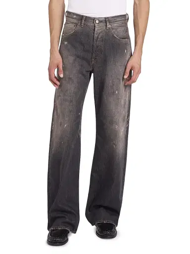 Acne Studios Men's Black Trafalgar Straight-Leg Jeans - Black - Size 36 | Thumbnail 3 Acne Studios Men's Black Trafalgar Straight-Leg Jeans - Black - Size 36 | Thumbnail 3