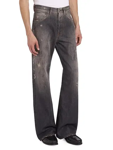 Acne Studios Men's Black Trafalgar Straight-Leg Jeans - Black - Size 36 | Thumbnail 4 Acne Studios Men's Black Trafalgar Straight-Leg Jeans - Black - Size 36 | Thumbnail 4