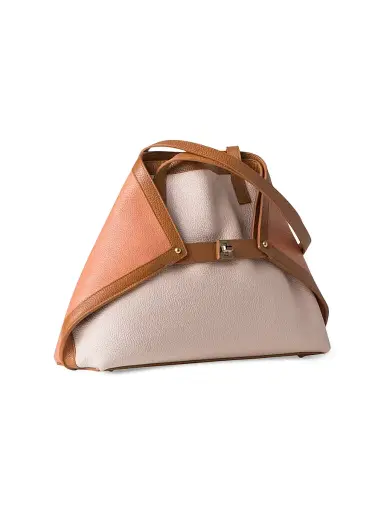 Akris Women's Ai Convertible Leather Shoulder Bag - Cuoio Multi | Thumbnail 2 Akris Women's Ai Convertible Leather Shoulder Bag - Cuoio Multi | Thumbnail 2