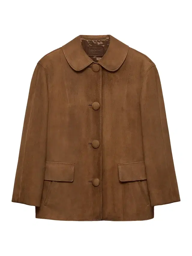 Women's Suede Jacket - Brown