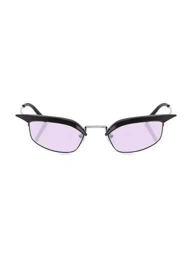 Prada Women's 52MM Rectangular Sunglasses - Purple Black | Thumbnail 2