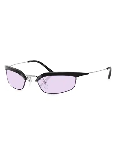 Prada Women's 52MM Rectangular Sunglasses - Purple Black | Thumbnail 1