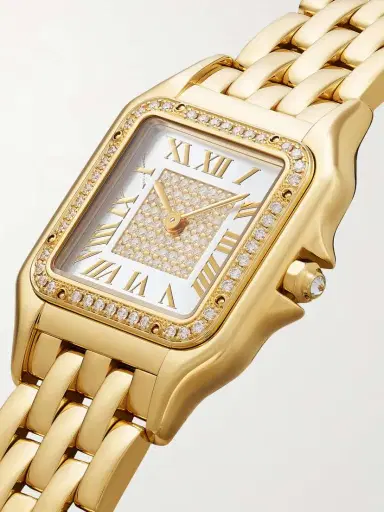 Cartier Panthère De Medium 18-karat Gold Diamond Watch | Thumbnail 3 Cartier Panthère De Medium 18-karat Gold Diamond Watch | Thumbnail 3