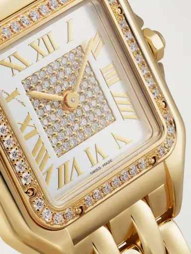 Cartier Panthère De Medium 18-karat Gold Diamond Watch | Thumbnail 5 Cartier Panthère De Medium 18-karat Gold Diamond Watch | Thumbnail 5