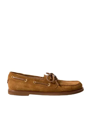 Gianvito Rossi Vandée Suede Boat Shoes | Thumbnail 1 Gianvito Rossi Vandée Suede Boat Shoes | Thumbnail 1