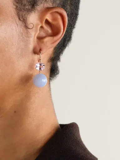 Irene Neuwirth Gumball 18-karat Rose Gold Multi-stone Earrings | Thumbnail 2