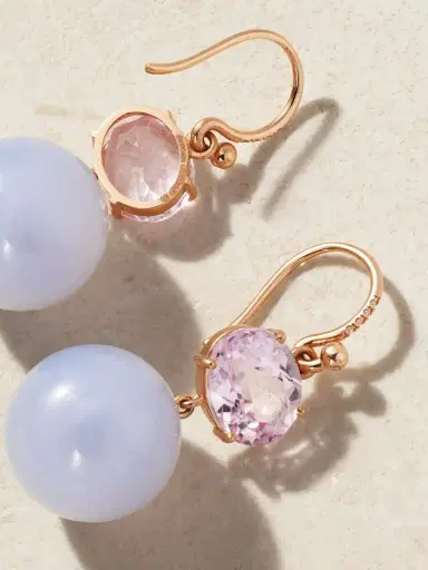 Irene Neuwirth Gumball 18-karat Rose Gold Multi-stone Earrings | Thumbnail 3