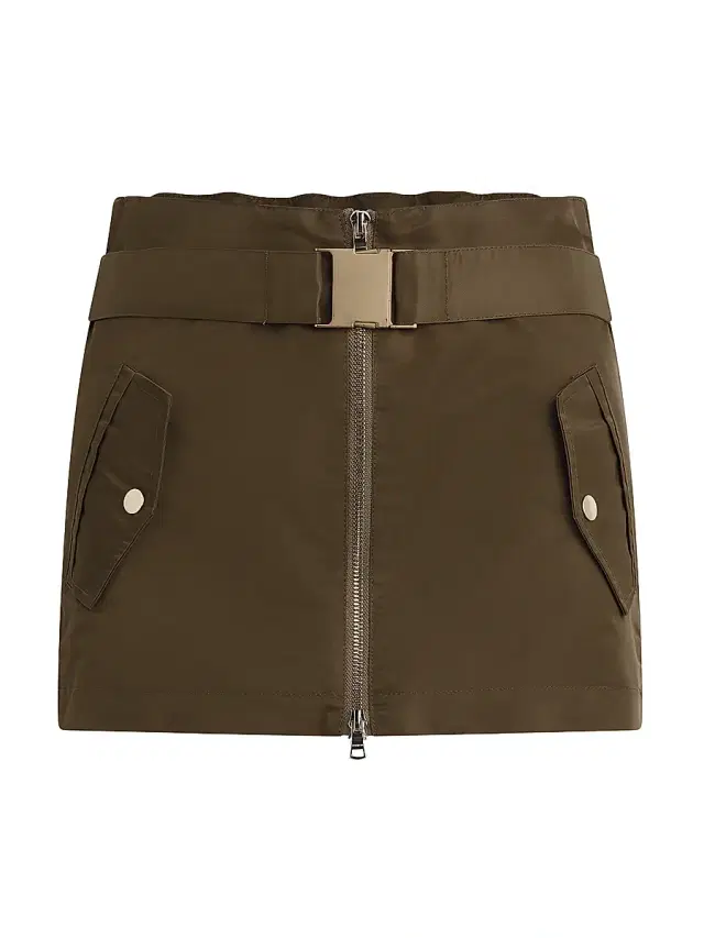 Hudson Jeans Women's Brooks Nader x Hudson Grace Ann Micreaux Miniskirt - Basin