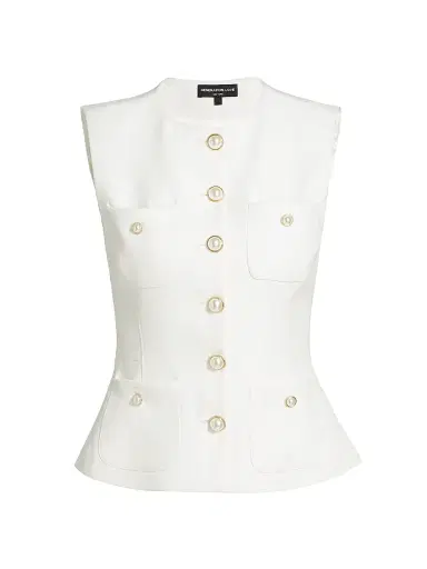 Generation Love Women's Susanna Stretch Crepe Vest | Thumbnail 1