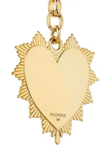 Foundrae Women's 18K Yellow Gold & 0.82 TCW Diamond Heart Pendant Necklace - Yellow Gold | Thumbnail 3 Foundrae Women's 18K Yellow Gold & 0.82 TCW Diamond Heart Pendant Necklace - Yellow Gold | Thumbnail 3