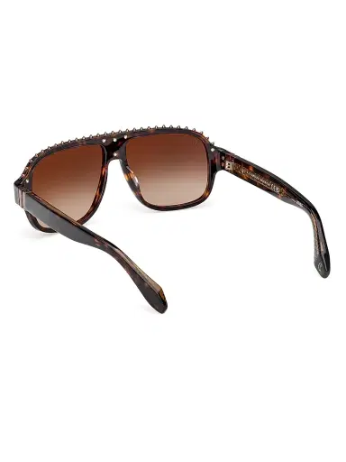 Christian Louboutin Men's Studded 57MM Sunglasses | Thumbnail 4