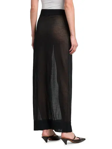 Stella McCartney Women's Sheer Cotton-Blend Maxi Skirt | Thumbnail 5 Stella McCartney Women's Sheer Cotton-Blend Maxi Skirt | Thumbnail 5