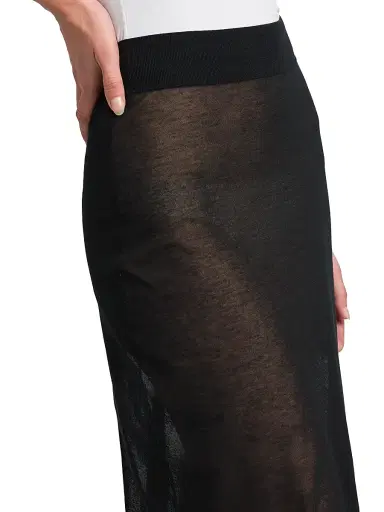 Stella McCartney Women's Sheer Cotton-Blend Maxi Skirt | Thumbnail 6 Stella McCartney Women's Sheer Cotton-Blend Maxi Skirt | Thumbnail 6