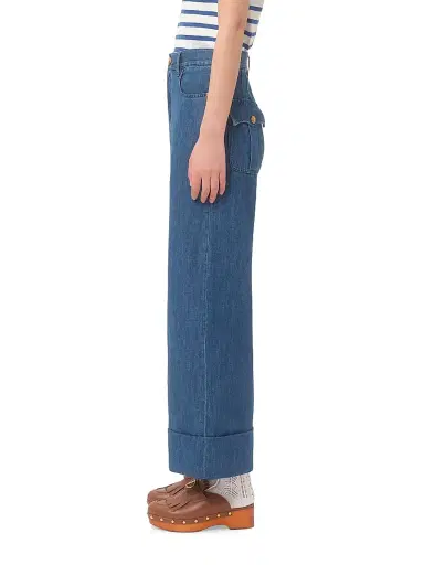 Valentino Garavani Women's Lightweight Denim Pants | Thumbnail 4 Valentino Garavani Women's Lightweight Denim Pants | Thumbnail 4