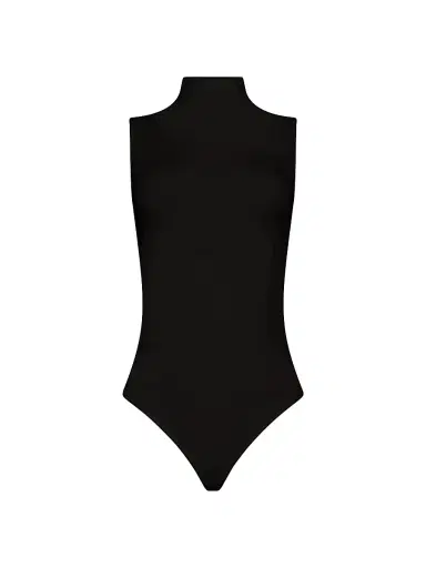 Wolford Women's Mock Turtleneck Sleeveless Bodysuit | Thumbnail 1 Wolford Women's Mock Turtleneck Sleeveless Bodysuit | Thumbnail 1