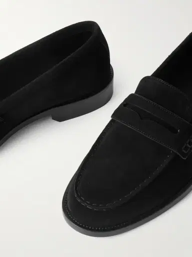Manolo Blahnik Perry Suede Penny Loafers - Men | Thumbnail 5 Manolo Blahnik Perry Suede Penny Loafers - Men | Thumbnail 5