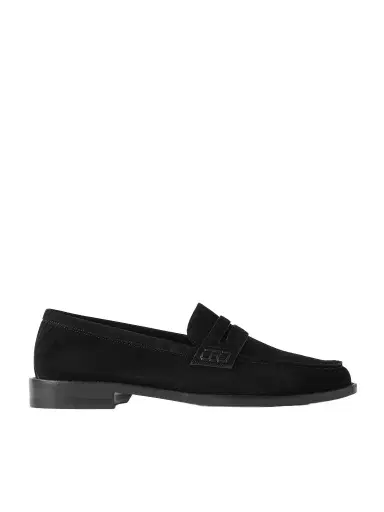 Manolo Blahnik Perry Suede Penny Loafers - Men | Thumbnail 1 Manolo Blahnik Perry Suede Penny Loafers - Men | Thumbnail 1