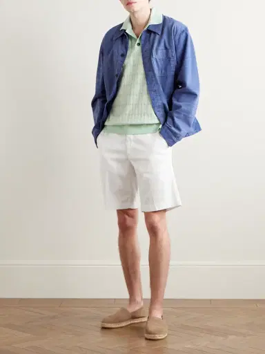 Vilebrequin Ponche Lyocell and Cotton-Blend Bermuda Shorts - Men | Thumbnail 2 Vilebrequin Ponche Lyocell and Cotton-Blend Bermuda Shorts - Men | Thumbnail 2