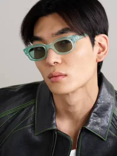 Jacques Marie Mage Whiskeyclone Rectangular-Frame Acetate Sunglasses - Men | Thumbnail 2 Jacques Marie Mage Whiskeyclone Rectangular-Frame Acetate Sunglasses - Men | Thumbnail 2