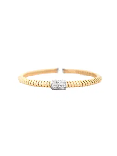Wish Fine Jewelry 18KWY DIAMOND BANGLE | Thumbnail 1