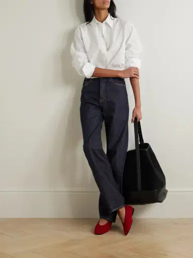 TOTEME Twisted Seam High-rise Straight-leg Jeans | Thumbnail 2