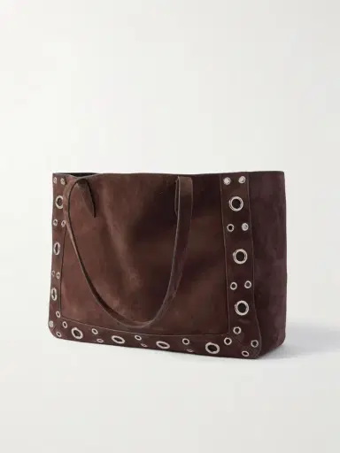 Valentino Garavani Nellcote Embellished Suede Tote | Thumbnail 3 Valentino Garavani Nellcote Embellished Suede Tote | Thumbnail 3