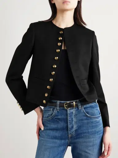 Nili Lotan Patti Wool-twill Jacket | Thumbnail 3 Nili Lotan Patti Wool-twill Jacket | Thumbnail 3