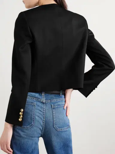 Nili Lotan Patti Wool-twill Jacket | Thumbnail 4 Nili Lotan Patti Wool-twill Jacket | Thumbnail 4
