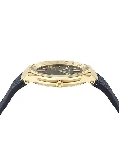 FERRAGAMO Men's Sapphire Logo IP Gold & Polyurethane Strap Watch/41MM - Blue Gold | Thumbnail 2