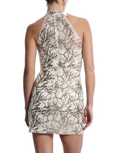 BCBGMAXAZRIA Women's Embellished Sleeveless Minidress - Jasmine - Size 14 | Thumbnail 5 BCBGMAXAZRIA Women's Embellished Sleeveless Minidress - Jasmine - Size 14 | Thumbnail 5