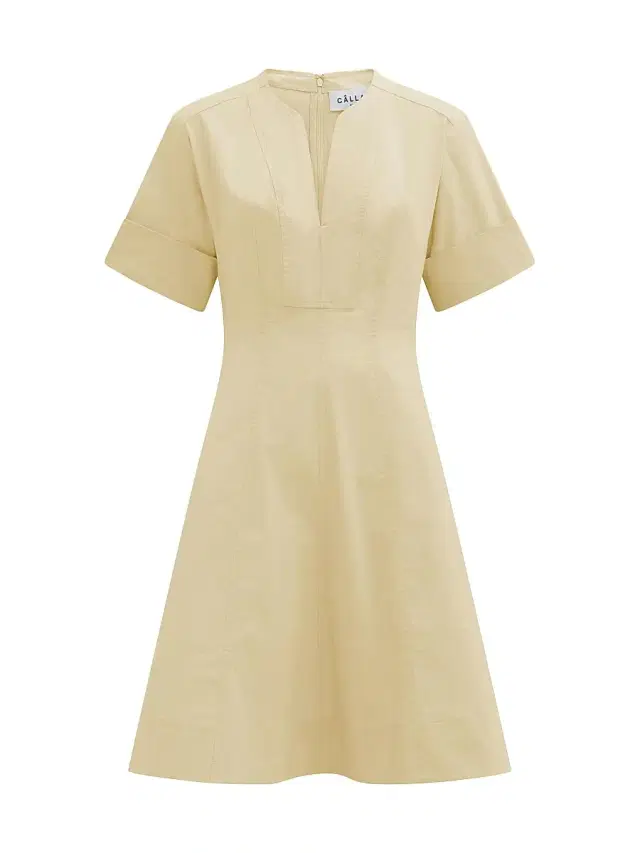 Women's Sora Flared Dress - Yellow