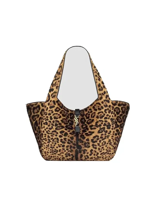 Saint Laurent Women's Le 5 ÿ 7 Bea Bag in Pony Hair Leather - Earth Black