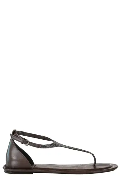Brunello Cucinelli Monili Strap Sandals | Thumbnail 1 Brunello Cucinelli Monili Strap Sandals | Thumbnail 1