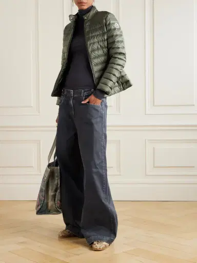 Moncler Igelle Padded Quilted Shell Down Jacket | Thumbnail 2
