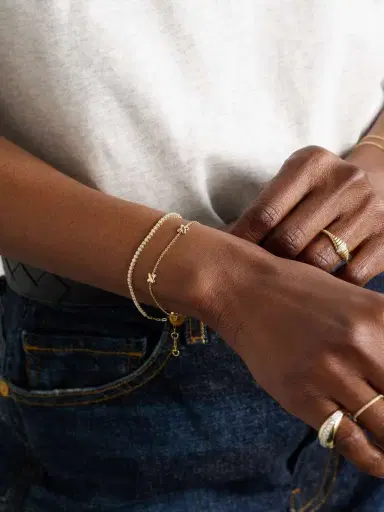STONE AND STRAND Marks The Spot 14-karat Gold Bracelet | Thumbnail 4
