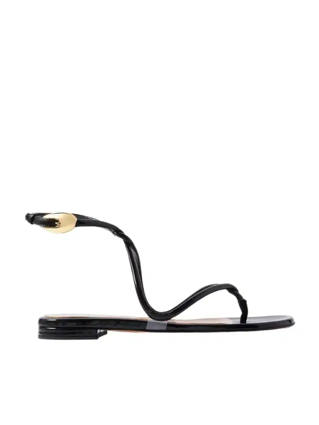 Gianvito Rossi Jungle Mamba Patent-leather Sandals