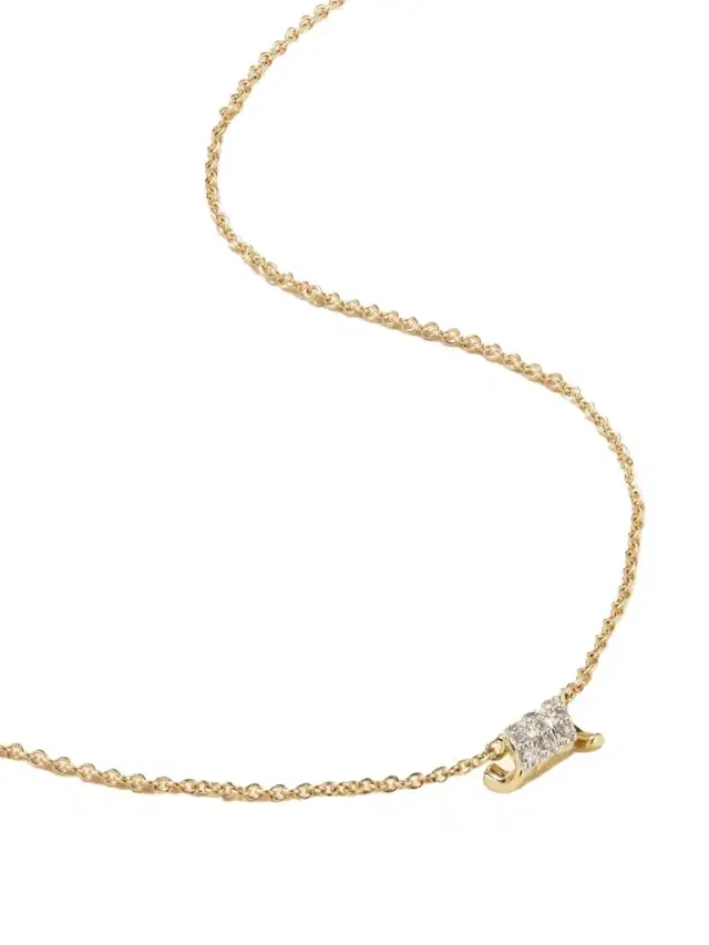 Twinkling Twine 10-karat Gold Diamond Choker