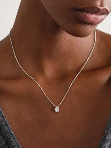 De Beers Aura 18-karat White Gold Diamond Necklace | Thumbnail 2 De Beers Aura 18-karat White Gold Diamond Necklace | Thumbnail 2